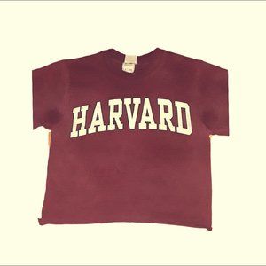 Harvard Tee Crop Top